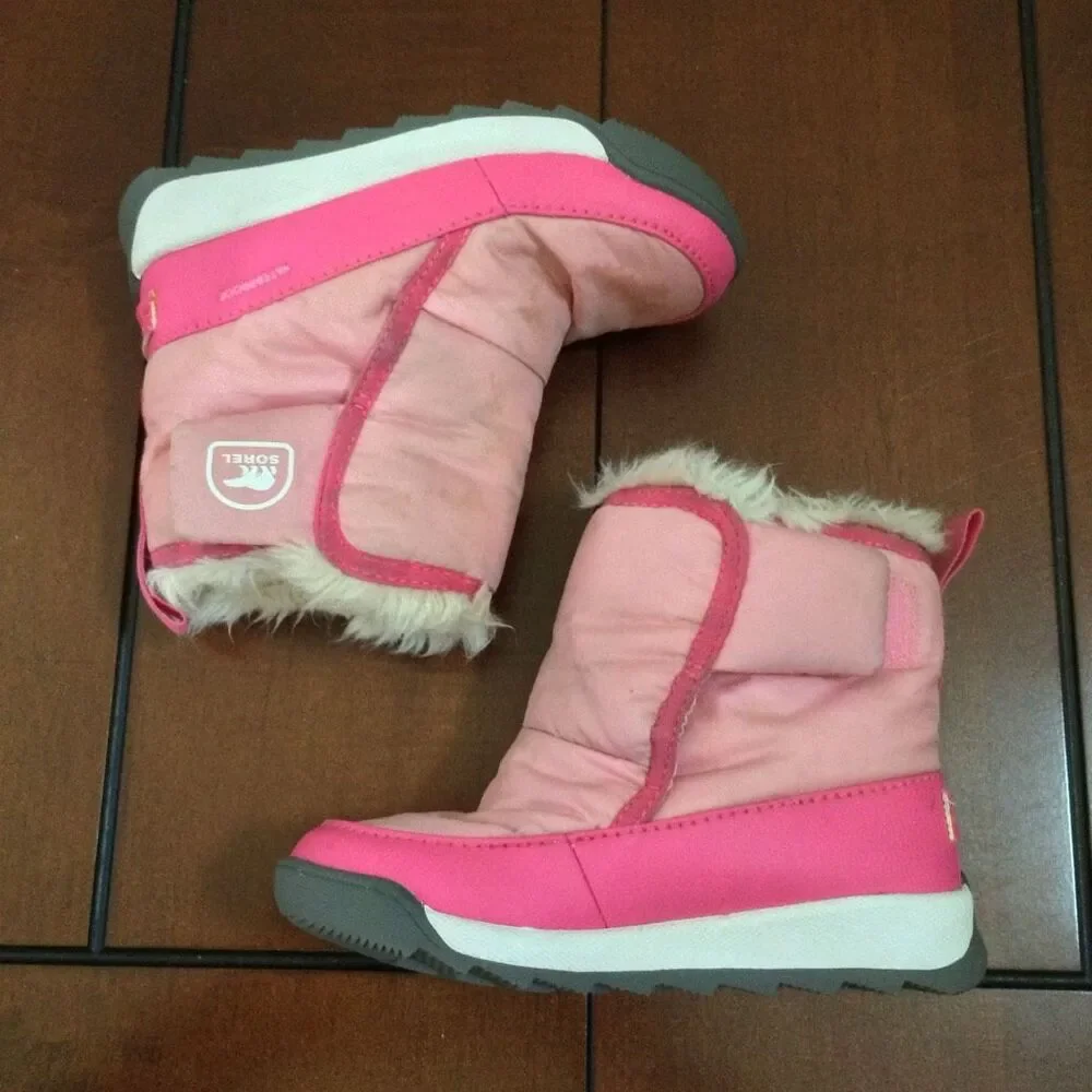 Sorel Whitney II Pink toddler 10 boots